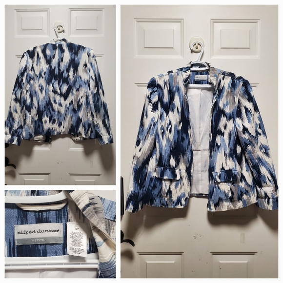 Alfred Dunner zip-up blazer - Picture 1 of 3